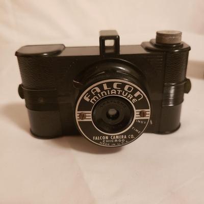 Three Vintage Cameras-Kodak Brownie, Falcon & Ansco (B2-KD)