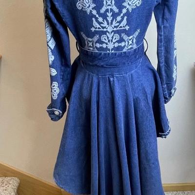 Denim Peplum Jacket