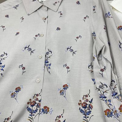 Lot of 3 Orvis Silk Blouses Size M