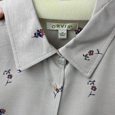 Lot of 3 Orvis Silk Blouses Size M