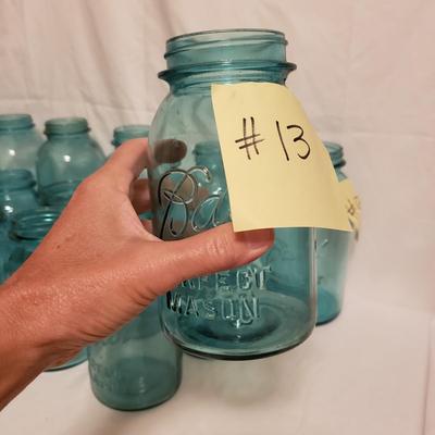 Blue Perfect Mason Jars (B2-KD)