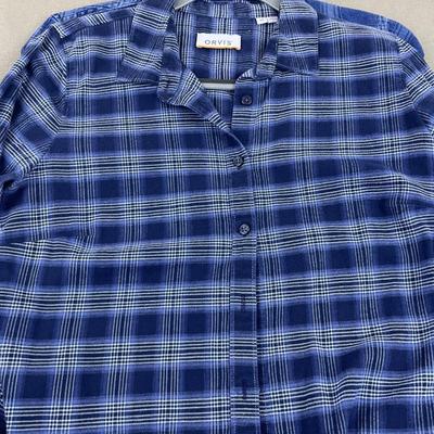 Lot of 3 Orvis Flannel Shirts Size M