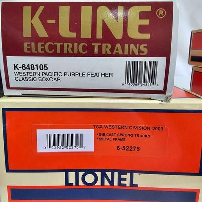 Great Northern, Western Pacific & More O Gauge Cars (G-JS)