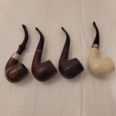 Vintage Pipes, Wooden Pipe Box, and More (FE-EL)