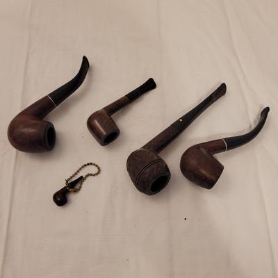 Vintage Pipes, Wooden Pipe Box, and More (FE-EL)