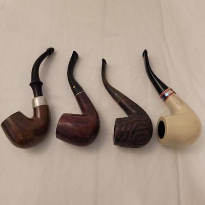 Vintage Pipes, Wooden Pipe Box, and More (FE-EL)