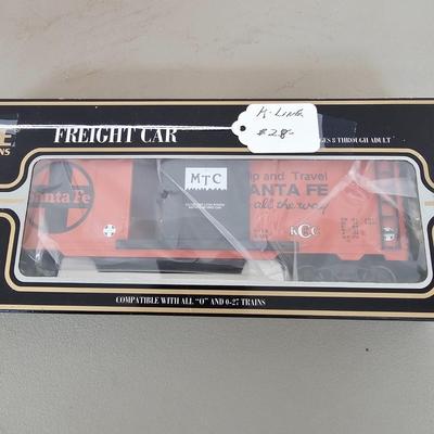 Santa Fe, Frisco & More O Gauge Cars (G-JS)