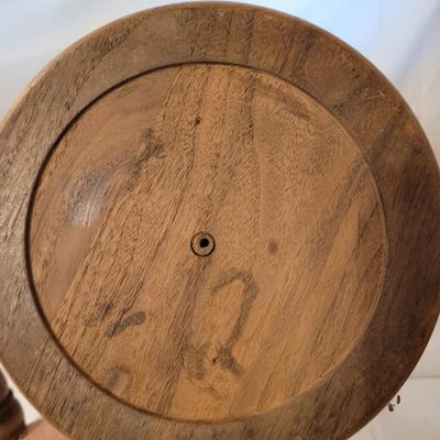 Pair of Wooden Ashtray Stands and Magazine Rack (B1-EL)