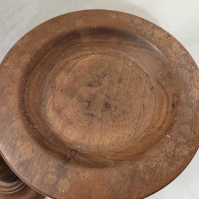 Pair of Wooden Ashtray Stands and Magazine Rack (B1-EL)
