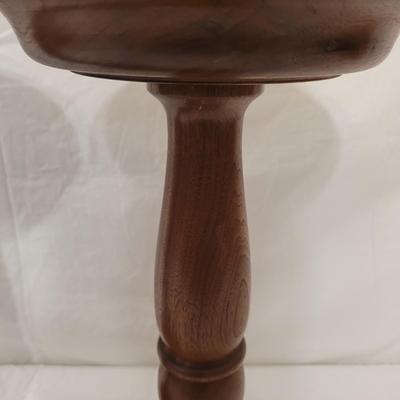 Pair of Wooden Ashtray Stands and Magazine Rack (B1-EL)