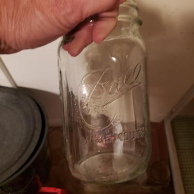 Large Collection of Ball Mason Jar and Canning Supplies (B2-KD)
