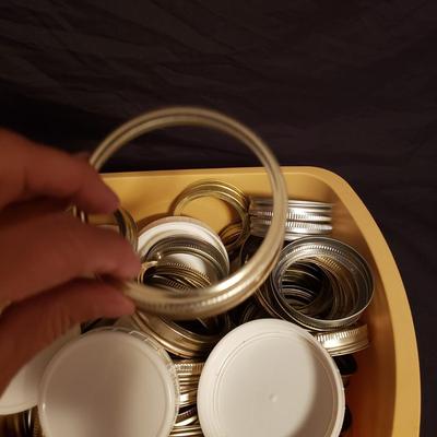 Large Collection of Ball Mason Jar and Canning Supplies (B2-KD)