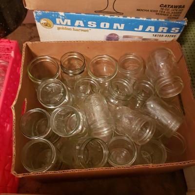 Large Collection of Ball Mason Jar and Canning Supplies (B2-KD)