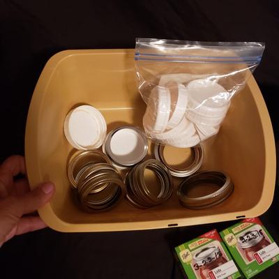 Large Collection of Ball Mason Jar and Canning Supplies (B2-KD)