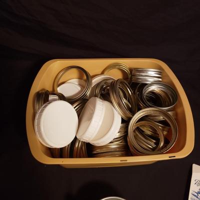 Large Collection of Ball Mason Jar and Canning Supplies (B2-KD)