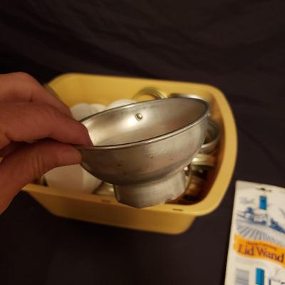 Large Collection of Ball Mason Jar and Canning Supplies (B2-KD)