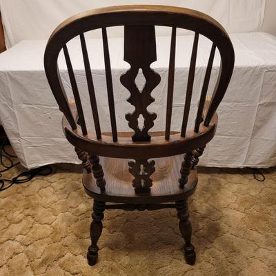 Pair of Solid Wood Armchairs (B1-EL)