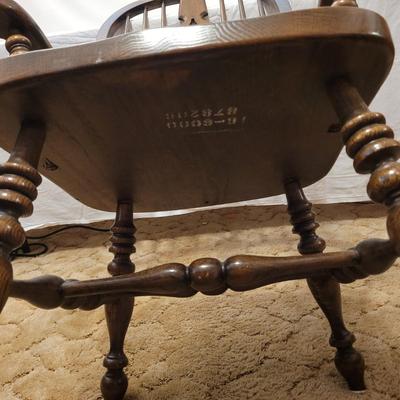 Pair of Solid Wood Armchairs (B1-EL)