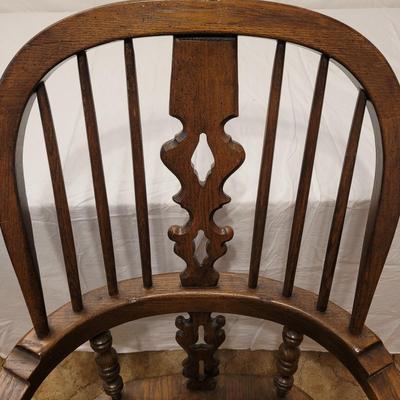 Pair of Solid Wood Armchairs (B1-EL)