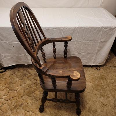 Pair of Solid Wood Armchairs (B1-EL)