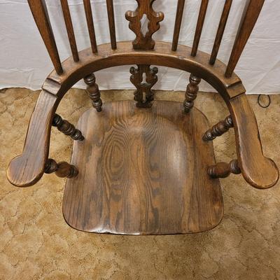 Pair of Solid Wood Armchairs (B1-EL)