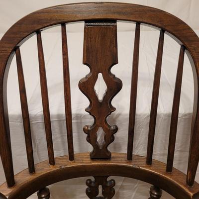 Pair of Solid Wood Armchairs (B1-EL)