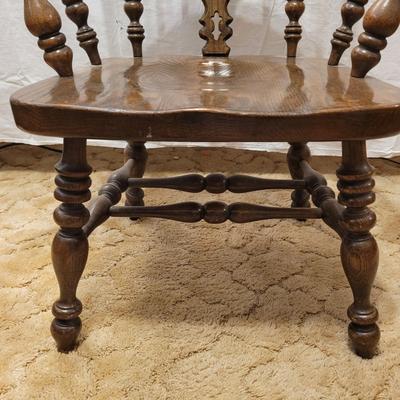 Pair of Solid Wood Armchairs (B1-EL)