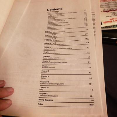 Chilton Auto Repair Manuals and More (B2-KD)