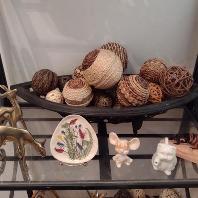 Collection of Home Decor (Shelf Not Included)