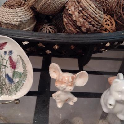 Collection of Home Decor (Shelf Not Included)