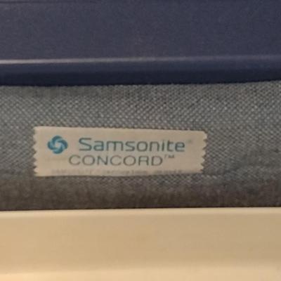 Pair of Vintage Samsonite Concord Hard Travel Cases- Keys Included