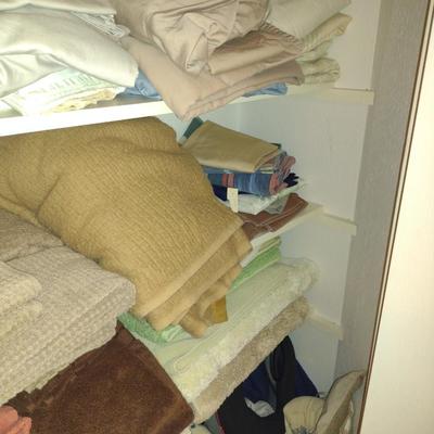 Contents of Linen Closet- Bath and Bed