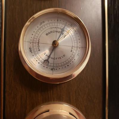 Seth Thomas Clock, Vintage Springfield Weather Station and More (B1-KD)