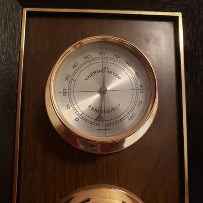Seth Thomas Clock, Vintage Springfield Weather Station and More (B1-KD)