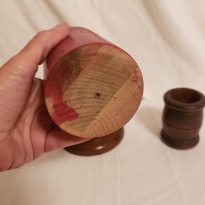Turned Bowls w/Lids and More Wooden Decor (LR-KD)