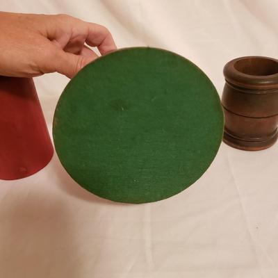 Turned Bowls w/Lids and More Wooden Decor (LR-KD)