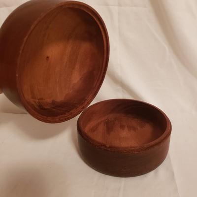 Turned Bowls w/Lids and More Wooden Decor (LR-KD)