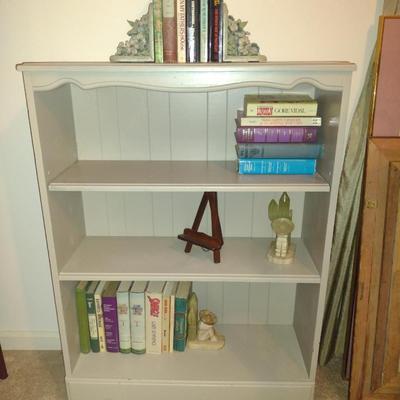 Wooden Bookcase- Approx 28" x 10" x 37 1/2" Tall (No Contents)