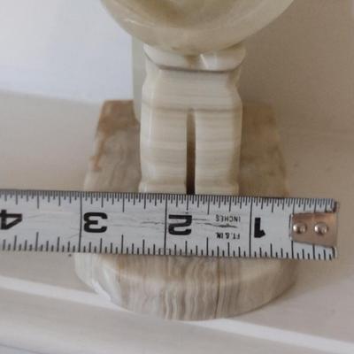 Carved Onyx Hispanic Theme Siesta Bookends