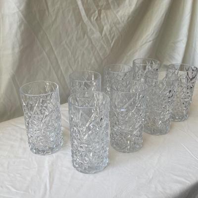 Sale Photo Thumbnail #190: Cristal d'Arques-Durand Highball Tumblers (Lot of 8)