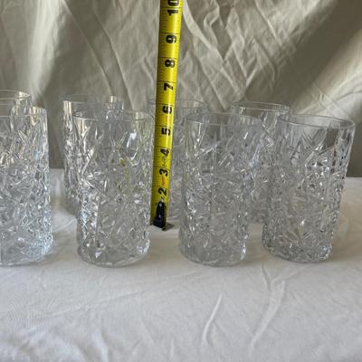 Sale Photo Thumbnail #192: Cristal d'Arques-Durand Highball Tumblers (Lot of 8)