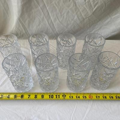 Sale Photo Thumbnail #191: Cristal d'Arques-Durand Highball Tumblers (Lot of 8)