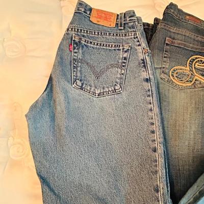 WOMENS BLUE JEANS (8-10)