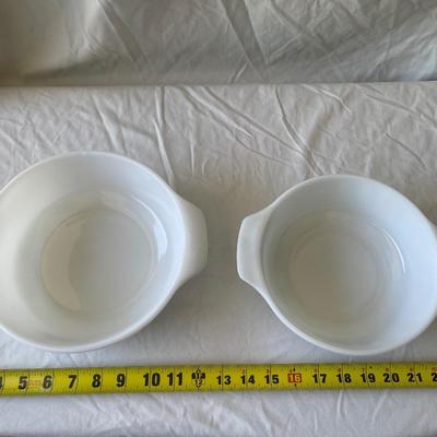 Sale Photo Thumbnail #214: Blue Cornflower Anchor Hocking Fire King dishes (Set of 2)