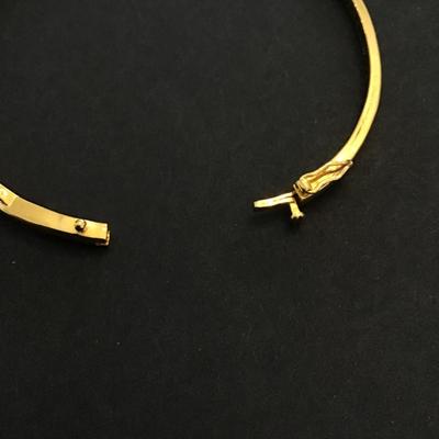 Beautiful, gold tone bracelet, Danbury , mint clear, rhinestones with my daughter saying on it