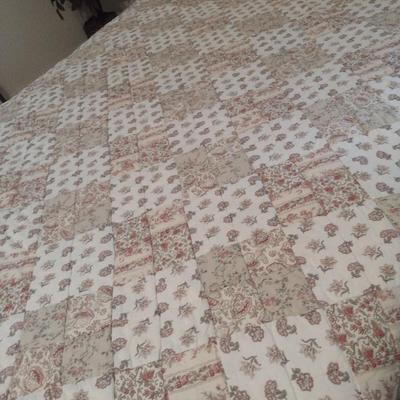 Ten Bears Bed Coverlet with Two Pillow Shams- Approx 96" Wide