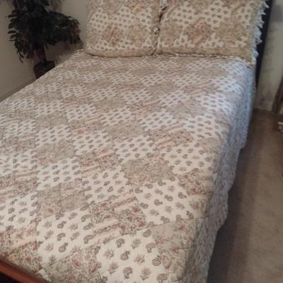 Ten Bears Bed Coverlet with Two Pillow Shams- Approx 96" Wide