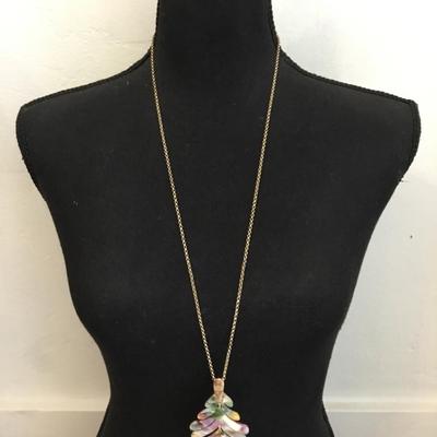 Cute, colorful acrylic, fashion necklace