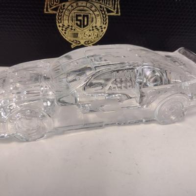 Sale Photo Thumbnail #1124: Dale Earnhardt Clear Etched Crystal Glass #3 Goodwrench Service NASCAR 1999 Monte Carlo with Box Not Original to this Car