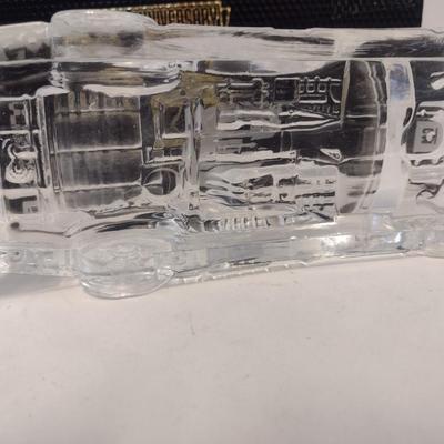 Sale Photo Thumbnail #1129: Dale Earnhardt Clear Etched Crystal Glass #3 Goodwrench Service NASCAR 1999 Monte Carlo with Box Not Original to this Car